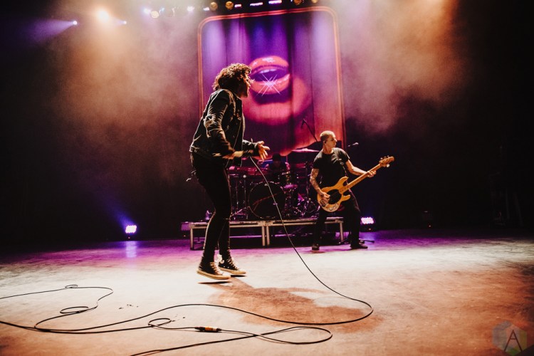 TORONTO, ON - JANUARY 26: Sleeping With Sirens performs at Danforth Music Hall in Toronto on January 26, 2018. (Photo: Francesca Ludikar/Aesthetic Magazine)