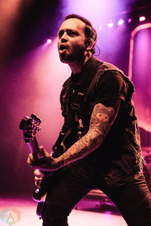 TORONTO, ON - JANUARY 26: Sleeping With Sirens performs at Danforth Music Hall in Toronto on January 26, 2018. (Photo: Francesca Ludikar/Aesthetic Magazine)