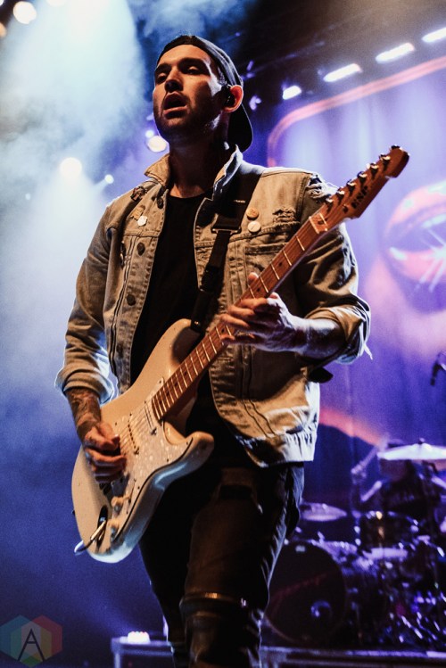 TORONTO, ON - JANUARY 26: Sleeping With Sirens performs at Danforth Music Hall in Toronto on January 26, 2018. (Photo: Francesca Ludikar/Aesthetic Magazine)