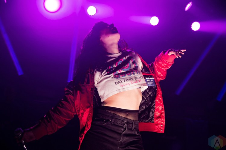 TORONTO, ON - JANUARY 28: Sleigh Bells performed at The Mod Club in Toronto on January 28, 2018. (Photo: Theo Rallis/Aesthetic Magazine)