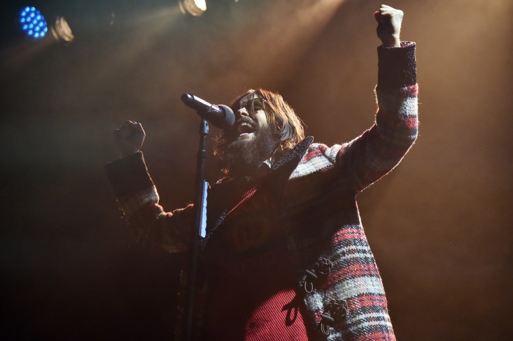 NEW YORK, NY - JANUARY 24: Jared Leto of Thirty Seconds to Mars performs at Irving Plaza in New York City on January 24, 2018. (Photo: Theo Wargo/Getty)