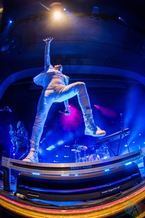 TORONTO, ON - JANUARY 16: Walk The Moon performs at Danforth Music Hall in Toronto on January 16, 2018. (Photo: Tyler Roberts/Aesthetic Magazine)