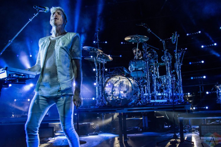 TORONTO, ON - JANUARY 16: Walk The Moon performs at Danforth Music Hall in Toronto on January 16, 2018. (Photo: Tyler Roberts/Aesthetic Magazine)