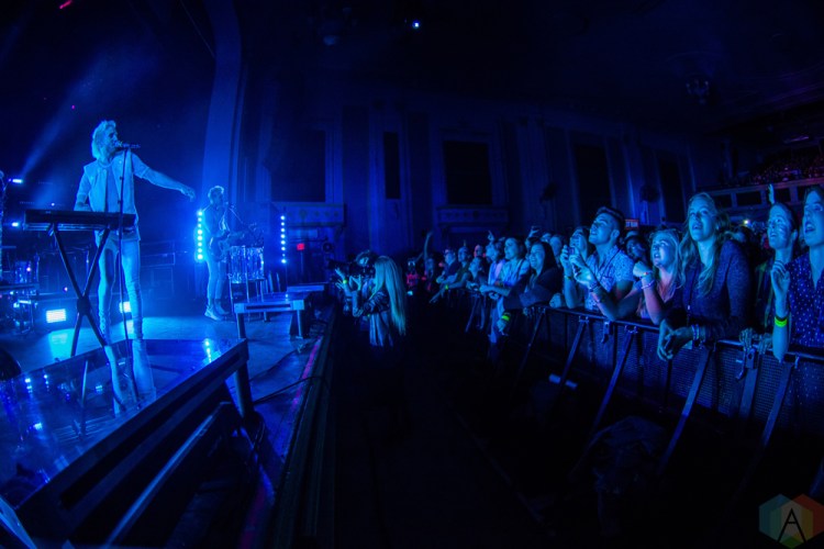 TORONTO, ON - JANUARY 16: Walk The Moon performs at Danforth Music Hall in Toronto on January 16, 2018. (Photo: Tyler Roberts/Aesthetic Magazine)
