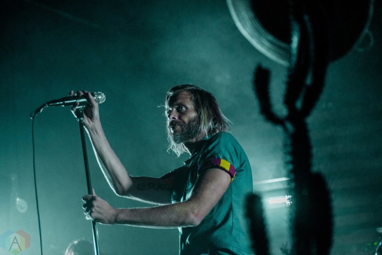 TORONTO, ON - FEBRUARY 10: Aaron Bruno of Awolnation performs at Phoenix Concert Theatre in Toronto on February 10, 2018. (Photo: Joanna Glezakos/Aesthetic Magazine)