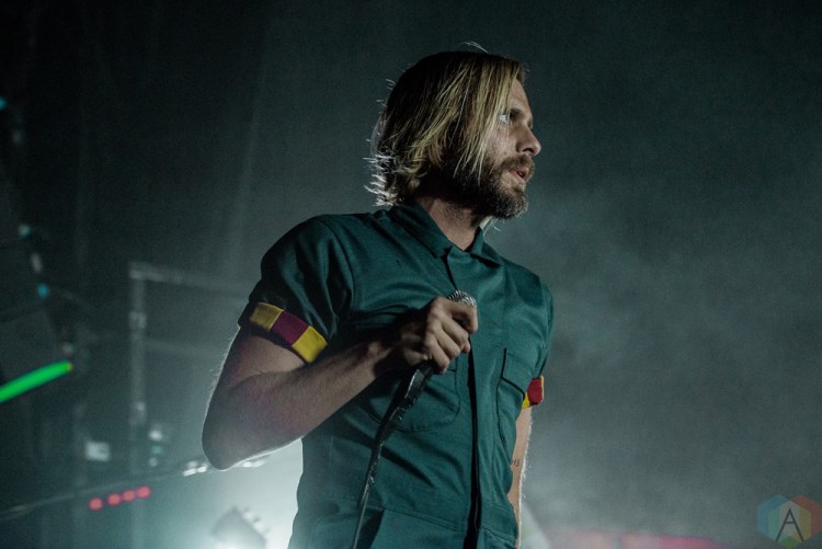 TORONTO, ON - FEBRUARY 10: Aaron Bruno of Awolnation performs at Phoenix Concert Theatre in Toronto on February 10, 2018. (Photo: Joanna Glezakos/Aesthetic Magazine)