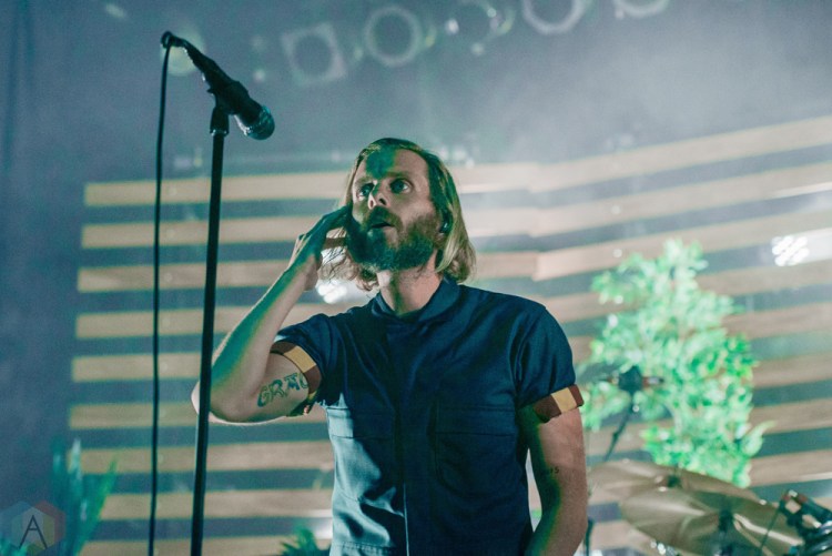 TORONTO, ON - FEBRUARY 10: Aaron Bruno of Awolnation performs at Phoenix Concert Theatre in Toronto on February 10, 2018. (Photo: Joanna Glezakos/Aesthetic Magazine)