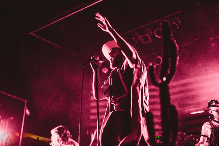 TORONTO, ON - FEBRUARY 10: Aaron Bruno of Awolnation performs at Phoenix Concert Theatre in Toronto on February 10, 2018. (Photo: Joanna Glezakos/Aesthetic Magazine)