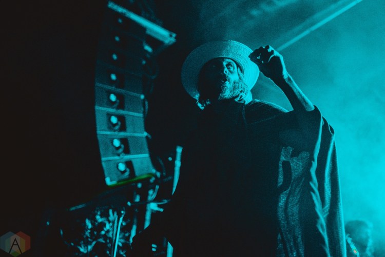 TORONTO, ON - FEBRUARY 10: Aaron Bruno of Awolnation performs at Phoenix Concert Theatre in Toronto on February 10, 2018. (Photo: Joanna Glezakos/Aesthetic Magazine)