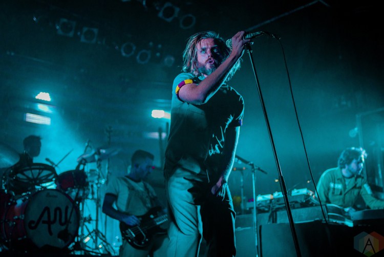 TORONTO, ON - FEBRUARY 10: Aaron Bruno of Awolnation performs at Phoenix Concert Theatre in Toronto on February 10, 2018. (Photo: Joanna Glezakos/Aesthetic Magazine)