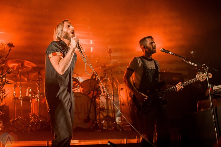 TORONTO, ON - FEBRUARY 10: Aaron Bruno of Awolnation performs at Phoenix Concert Theatre in Toronto on February 10, 2018. (Photo: Joanna Glezakos/Aesthetic Magazine)