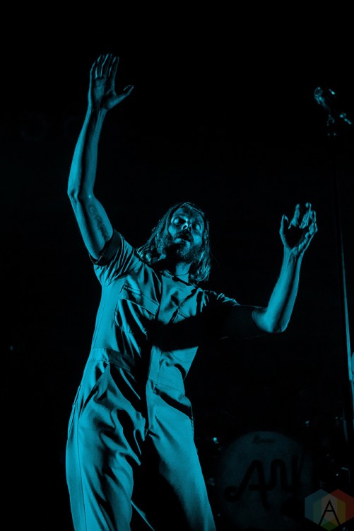 TORONTO, ON - FEBRUARY 10: Aaron Bruno of Awolnation performs at Phoenix Concert Theatre in Toronto on February 10, 2018. (Photo: Joanna Glezakos/Aesthetic Magazine)