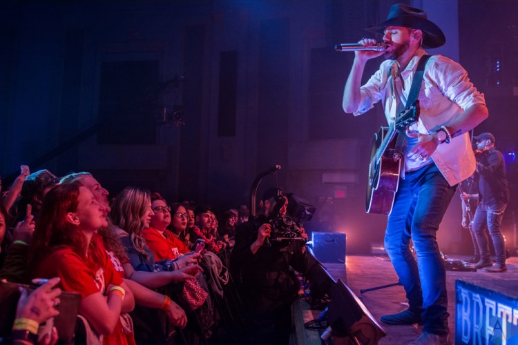 TORONTO, ON - FEBRUARY 17: Brett Kissel performs at Danforth Music Hall in Toronto on February 17, 2018. (Photo: Tyler Roberts/Aesthetic Magazine)
