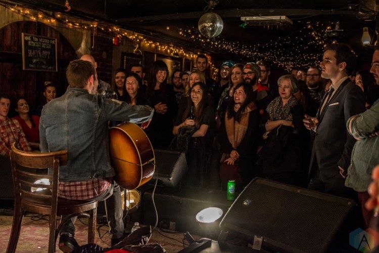 TORONTO, ON - FEBRUARY 07: Brian Fallon performs at Dakota Tavern in Toronto on February 07, 2018. (Photo: Tyler Roberts/Aesthetic Magazine)