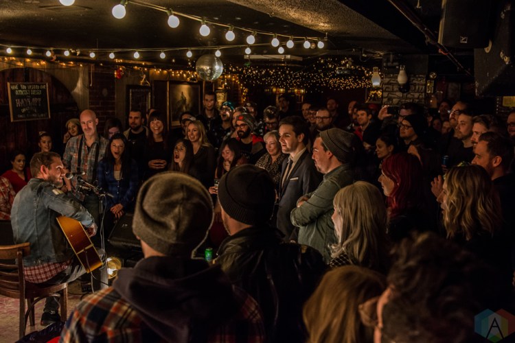 TORONTO, ON - FEBRUARY 07: Brian Fallon performs at Dakota Tavern in Toronto on February 07, 2018. (Photo: Tyler Roberts/Aesthetic Magazine)