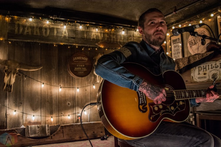 TORONTO, ON - FEBRUARY 07: Brian Fallon performs at Dakota Tavern in Toronto on February 07, 2018. (Photo: Tyler Roberts/Aesthetic Magazine)