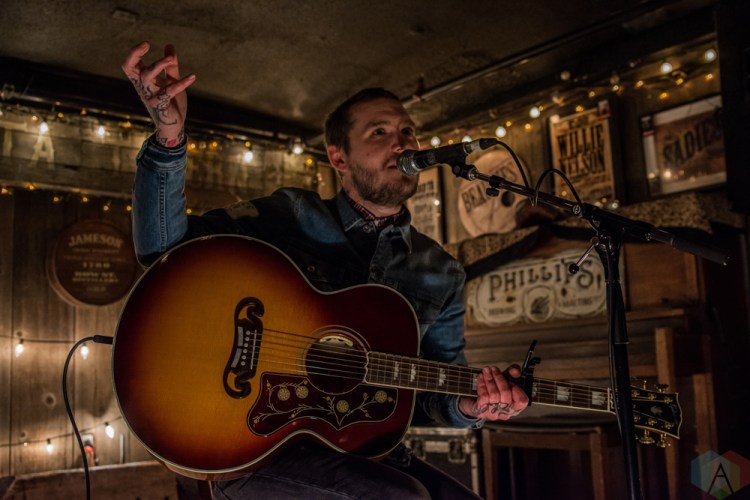 TORONTO, ON - FEBRUARY 07: Brian Fallon performs at Dakota Tavern in Toronto on February 07, 2018. (Photo: Tyler Roberts/Aesthetic Magazine)