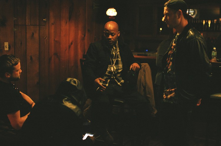 Dame Dash on the set of "Honor Up."