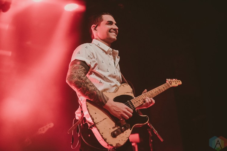 VANCOUVER, BC - FEBRUARY 21: Chris Carrabba of Dashboard Confessional performs at Commodore Ballroom in Vancouver on February 21, 2018. (Photo: Tim Nguyen/Aesthetic Magazine)