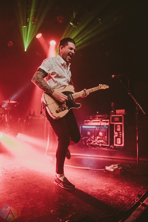 VANCOUVER, BC - FEBRUARY 21: Chris Carrabba of Dashboard Confessional performs at Commodore Ballroom in Vancouver on February 21, 2018. (Photo: Tim Nguyen/Aesthetic Magazine)