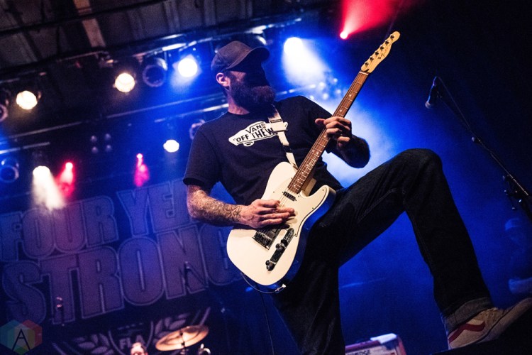 TORONTO, ON - FEBRUARY 21: Four Year Strong performs at Phoenix Concert Theatre in Toronto on February 21, 2018. (Photo: Morgan Harris/Aesthetic Magazine)