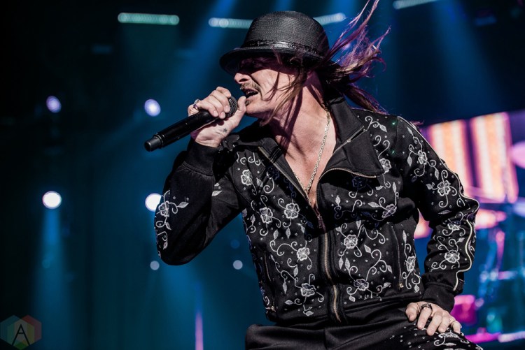 TORONTO, ON - FEBRUARY 16: Kid Rock performs at Air Canada Centre in Toronto on February 16, 2018. (Photo: Joanna Glezakos/Aesthetic Magazine)