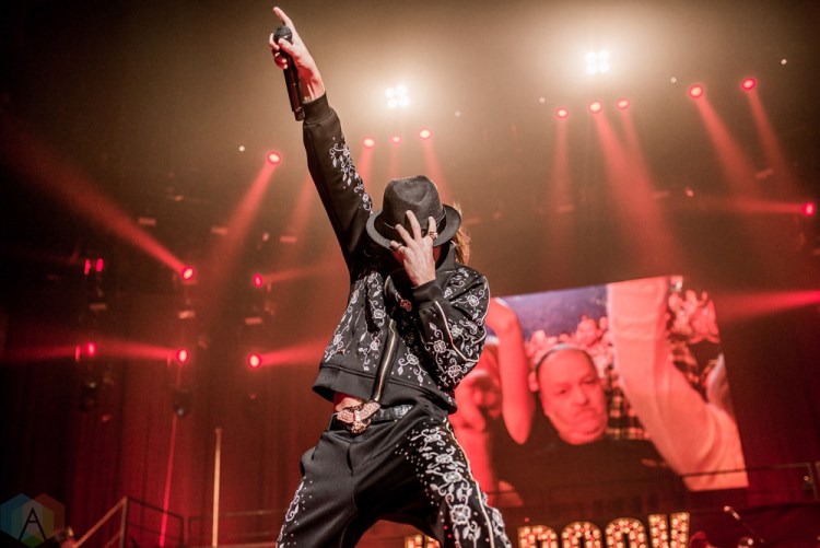 TORONTO, ON - FEBRUARY 16: Kid Rock performs at Air Canada Centre in Toronto on February 16, 2018. (Photo: Joanna Glezakos/Aesthetic Magazine)