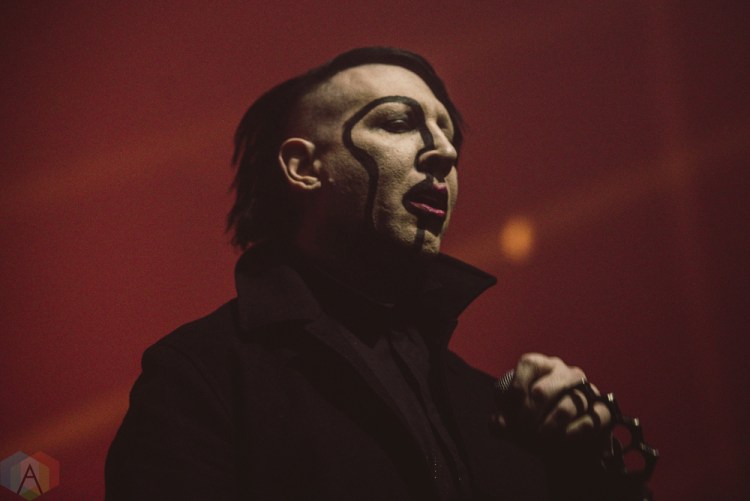 TORONTO, ON - FEBRUARY 11: Marilyn Manson performs at Rebel in Toronto on February 11, 2018. (Photo: Joanna Glezakos/Aesthetic Magazine)