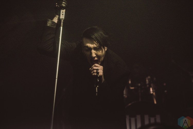 TORONTO, ON - FEBRUARY 11: Marilyn Manson performs at Rebel in Toronto on February 11, 2018. (Photo: Joanna Glezakos/Aesthetic Magazine)