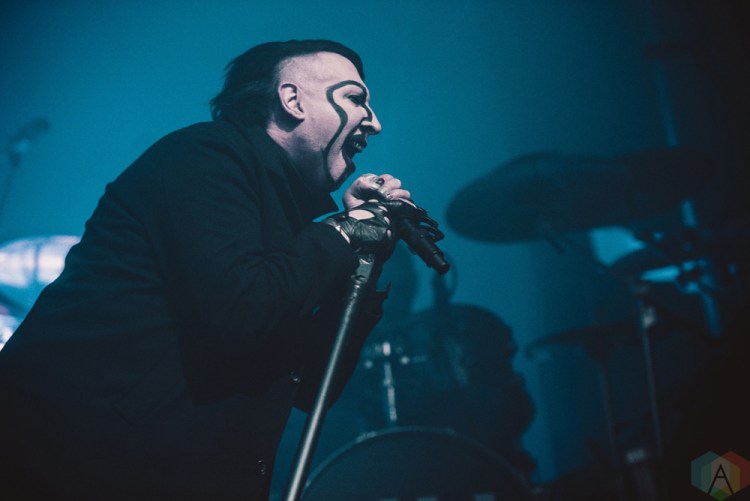 TORONTO, ON - FEBRUARY 11: Marilyn Manson performs at Rebel in Toronto on February 11, 2018. (Photo: Joanna Glezakos/Aesthetic Magazine)