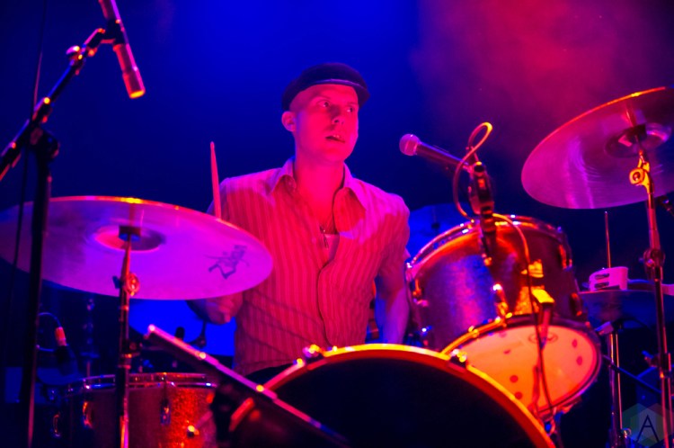 TORONTO, ON - FEBRUARY 06: Night Beats performs at Rebel in Toronto on February 06, 2018. (Photo: Orest Dorosh/Aesthetic Magazine)