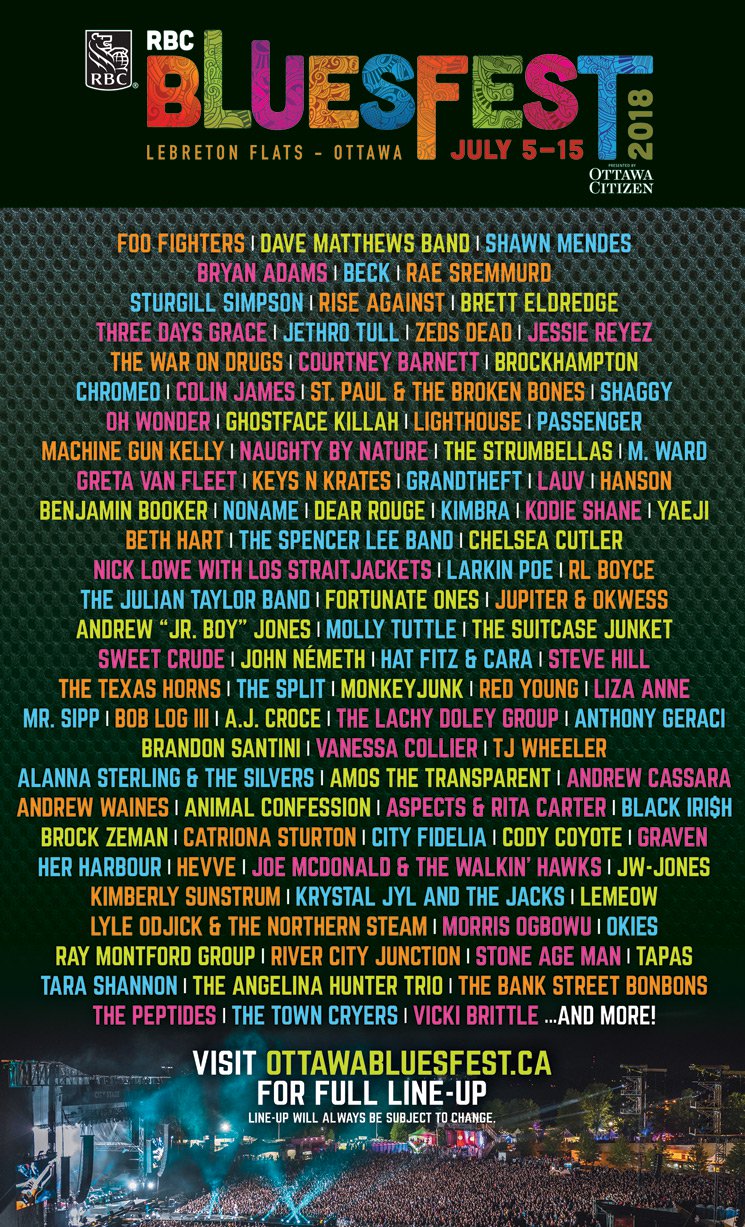 Ottawa Bluesfest 2018