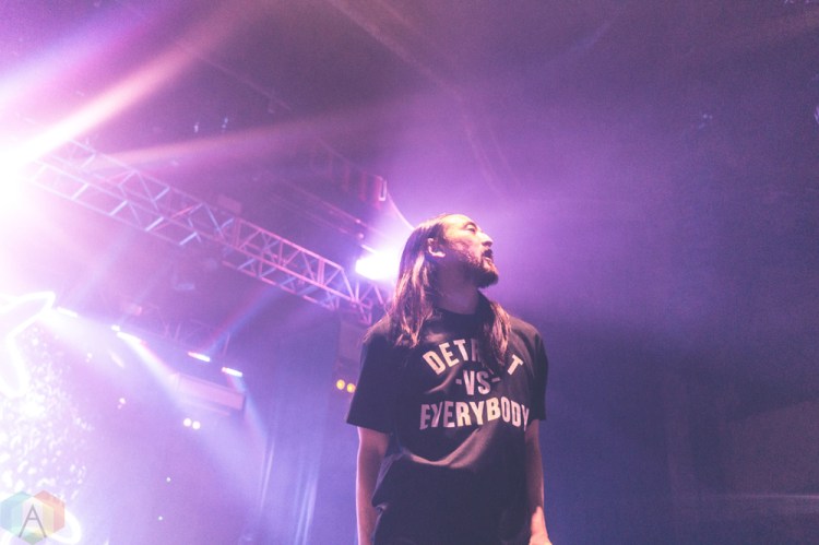 ROYAL OAK, MI - FEBRUARY 22: Steve Aoki performs at Royal Oak Music Theatre in Royal Oak, MI on February 22, 2018. (Photo: Taylor Ohryn/Aesthetic Magazine)