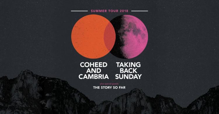 Taking Back Sunday & Coheed And Cambria 2018 Tour