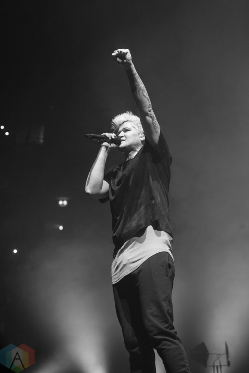 MANCHESTER, UK - FEBRUARY 03: The Script performs at Manchester Arena in Manchester, UK on February 03, 2018. (Photo: Priti Shikotra/Aesthetic Magazine)