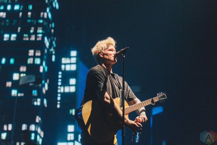 MANCHESTER, UK - FEBRUARY 03: The Script performs at Manchester Arena in Manchester, UK on February 03, 2018. (Photo: Priti Shikotra/Aesthetic Magazine)