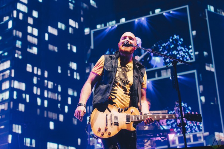 MANCHESTER, UK - FEBRUARY 03: The Script performs at Manchester Arena in Manchester, UK on February 03, 2018. (Photo: Priti Shikotra/Aesthetic Magazine)