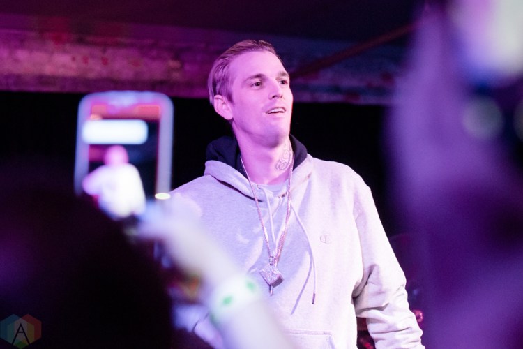PONTIAC, MI - MARCH 10: Aaron Carter performs at The Crofoot Ballroom in Pontiac, Michigan on March 10, 2018. (Photo: Jennifer Boris/Aesthetic Magazine)