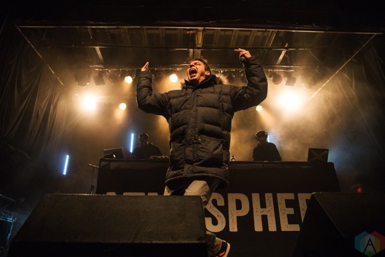 TORONTO, ON - MARCH 18: Atmosphere performs at Phoenix Concert Theatre in Toronto on March 18, 2018. (Photo: Lauren Garbutt/Aesthetic Magazine)