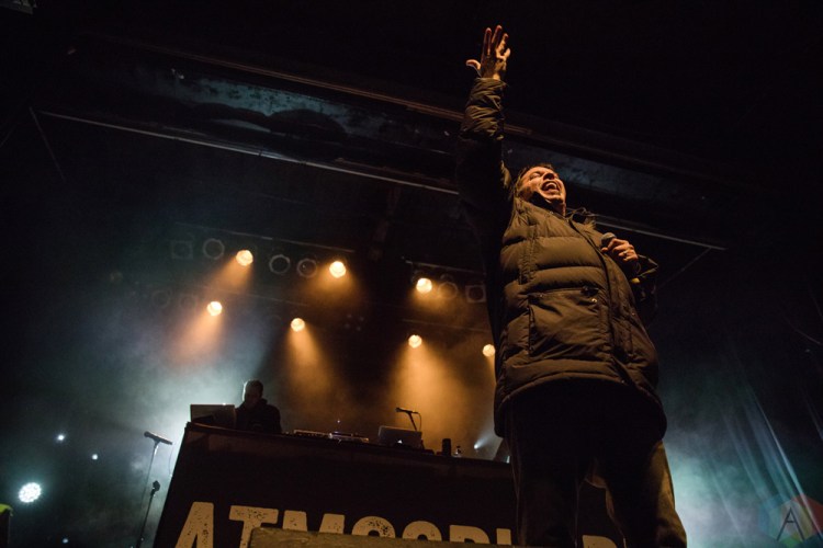 TORONTO, ON - MARCH 18: Atmosphere performs at Phoenix Concert Theatre in Toronto on March 18, 2018. (Photo: Lauren Garbutt/Aesthetic Magazine)
