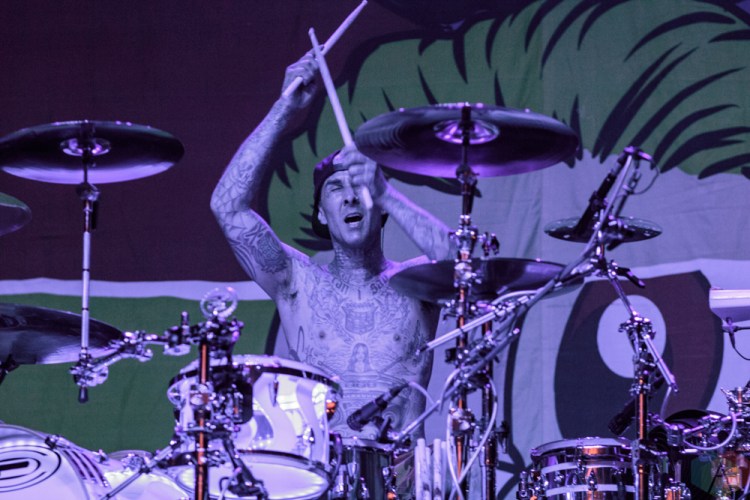 COSTA MESA, CA - MARCH 17: Blink-182 performs at Musink Festival at OC Fair & Event Center in Costa Mesa, California on March 17, 2018. (Photo: James Alvarez/Aesthetic Magazine)