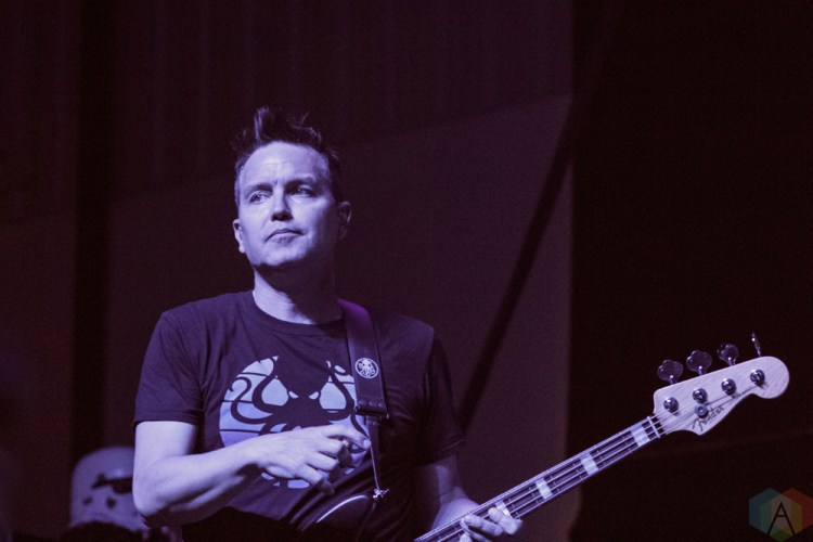 COSTA MESA, CA - MARCH 17: Blink-182 performs at Musink Festival at OC Fair & Event Center in Costa Mesa, California on March 17, 2018. (Photo: James Alvarez/Aesthetic Magazine)