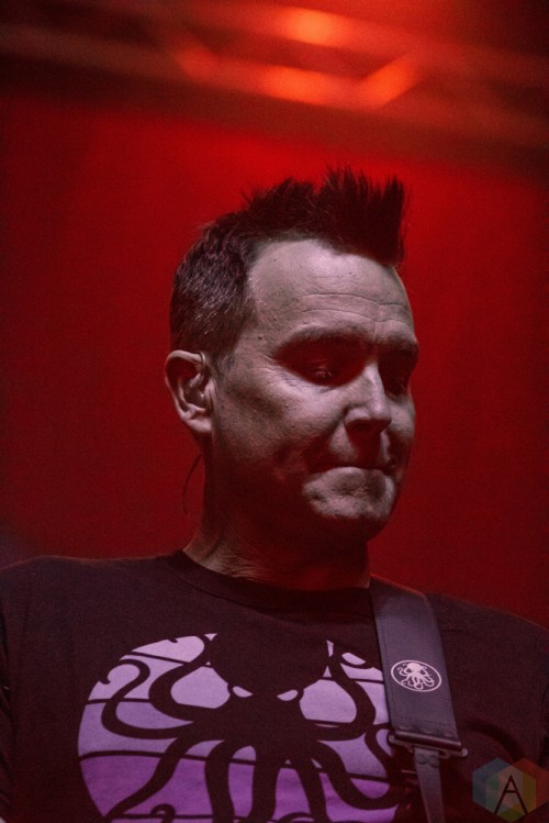 COSTA MESA, CA - MARCH 17: Blink-182 performs at Musink Festival at OC Fair & Event Center in Costa Mesa, California on March 17, 2018. (Photo: James Alvarez/Aesthetic Magazine)