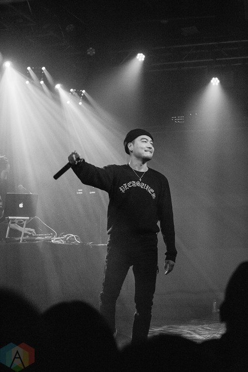 SEATTLE, WA - MARCH 20: Dumbfoundead performs at Neumos in Seattle on March 20, 2018. (Photo: Dan Hager/Aesthetic Magazine)