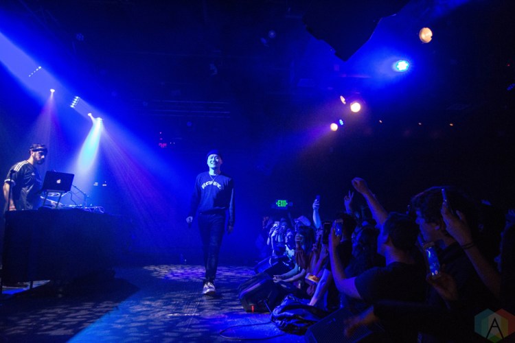 SEATTLE, WA - MARCH 20: Dumbfoundead performs at Neumos in Seattle on March 20, 2018. (Photo: Dan Hager/Aesthetic Magazine)