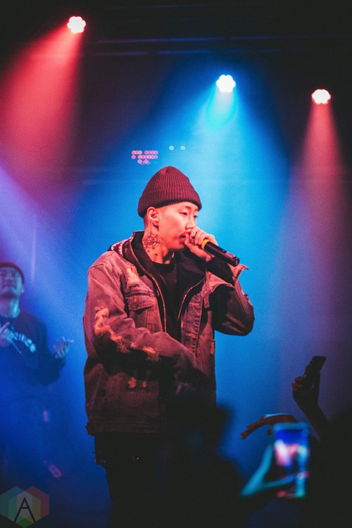 SEATTLE, WA - MARCH 20: Dumbfoundead performs at Neumos in Seattle on March 20, 2018. (Photo: Dan Hager/Aesthetic Magazine)