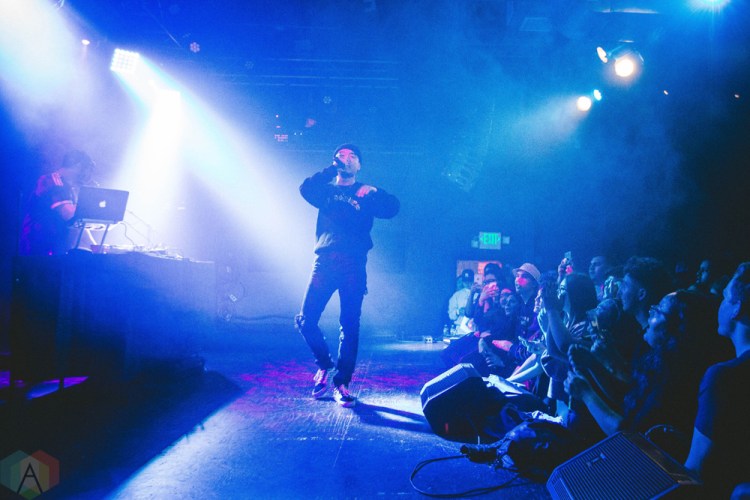 SEATTLE, WA - MARCH 20: Dumbfoundead performs at Neumos in Seattle on March 20, 2018. (Photo: Dan Hager/Aesthetic Magazine)