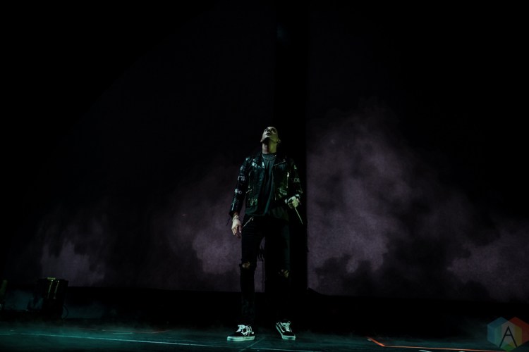 SAN FRANCISCO, CA - FEBRUARY 28: G-Eazy performs at Bill Graham Civic Auditorium in San Francisco, California on February 28, 2018. (Photo: Kyle Simmons/Aesthetic Magazine)