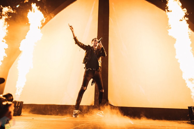 SAN FRANCISCO, CA - FEBRUARY 28: G-Eazy performs at Bill Graham Civic Auditorium in San Francisco, California on February 28, 2018. (Photo: Kyle Simmons/Aesthetic Magazine)