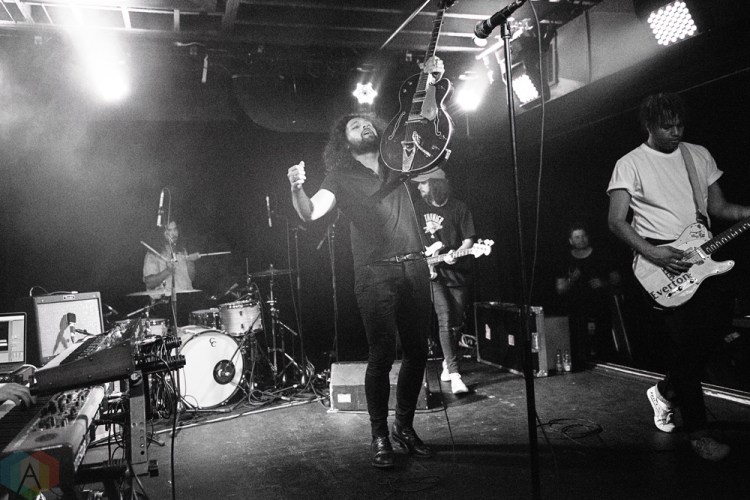 TORONTO, ON - MARCH 28: Gang of Youths perform at Velvet Underground in Toronto on March 28, 2018. (Photo: Morgan Harris/Aesthetic Magazine)